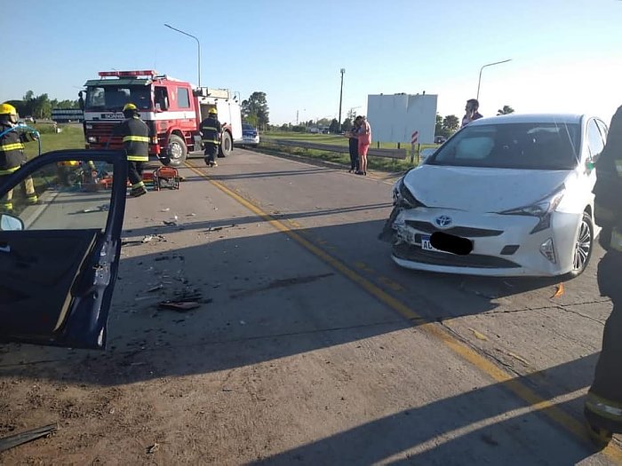 Una mujer sufrió lesiones en un accidente en Brinkmann