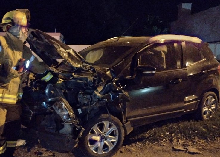 Lesionados en choque de autos en Morteros