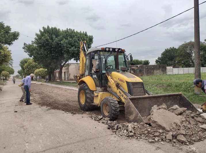 Suardi: El municipio trabaja en mejoras de calles