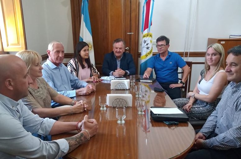 Autoridades del departamento mantuvieron una reunión de trabajo con Oscar Urruty