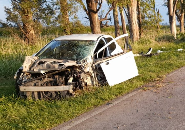 Automovilista de Suardi se accidentó en Porteña
