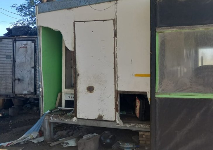 Hinchas de Colón dañaron un parador en San Cristóbal