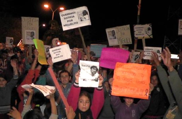 Brinkmann: Se realizó una movilización pidiendo justicia por Miguel Cañete