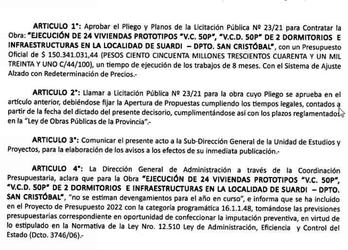 Buen cierre de año: Construirán 24 viviendas en Suardi