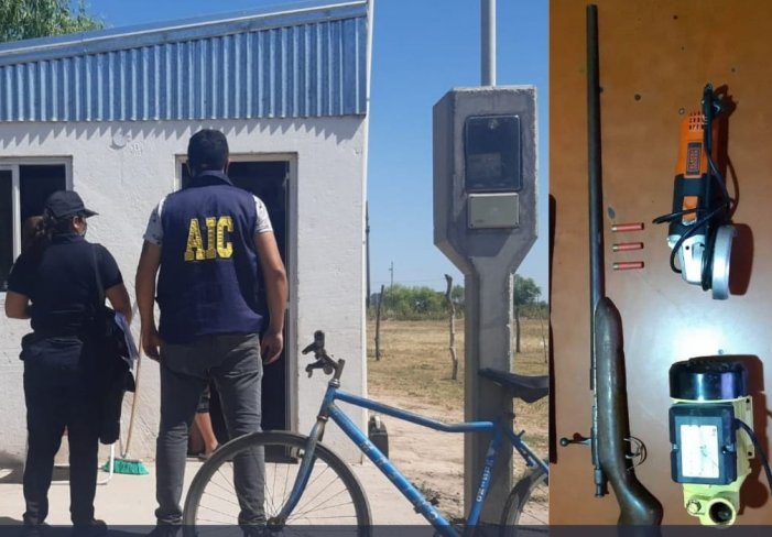 Esclarecieron robo a la Comuna de Hersilia y hay dos detenidos