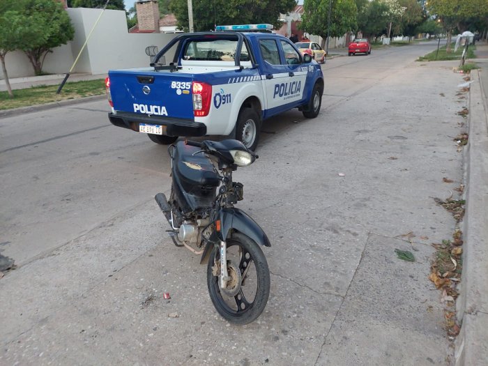 Encontraron una moto robada en Morteros