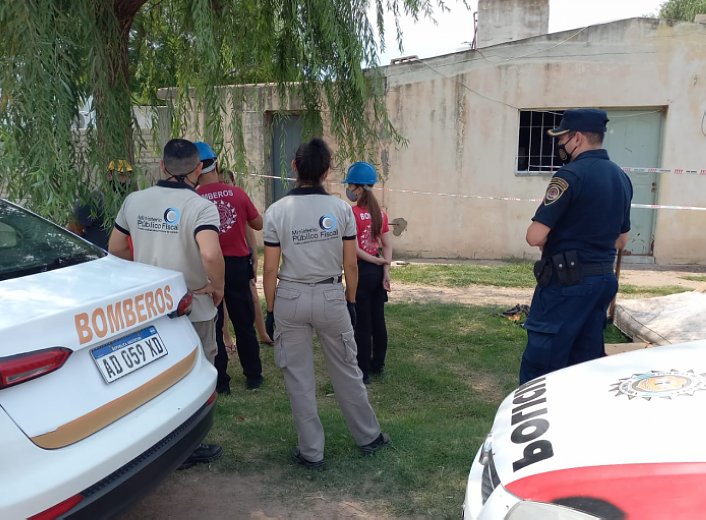 Investigan el incendio de una vivienda en Porteña
