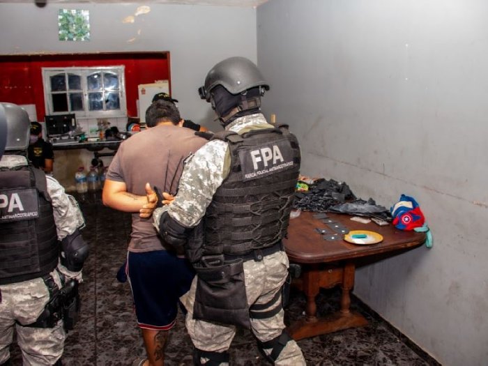 Importante procedimiento antidrogas en San Francisco y Frontera