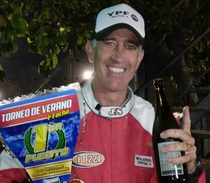 Midgets: Cristian Molardo ganó en la 1° fecha del Torneo de Verano