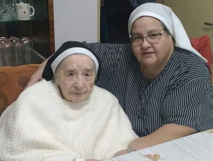 San Guillermo: A los 100 años, falleció por covid la Madre Lucía