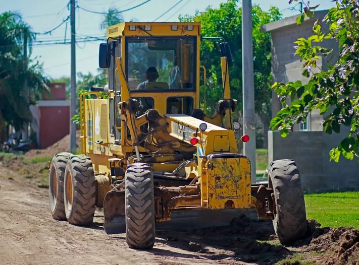 Morteros: Trabajan en el mejorado de calles de Bo. Sucre 
