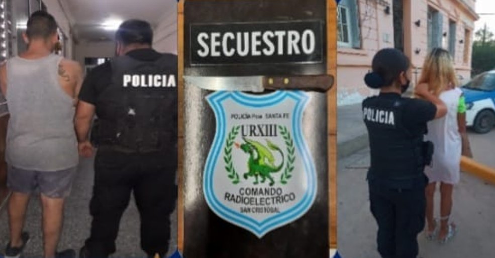 Pareja detenida en San Cristóbal por protaganizar una gresca