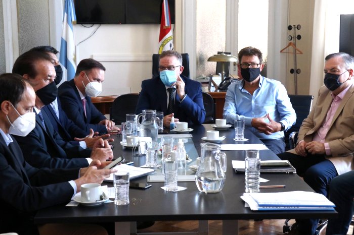 Senadores radicales se reunieron con el Ministro Lagna