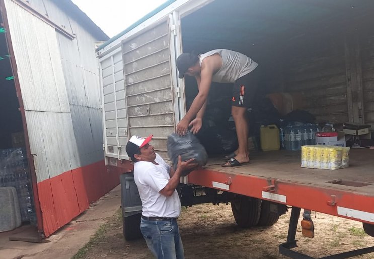 Llegó la ayuda solidaria de 