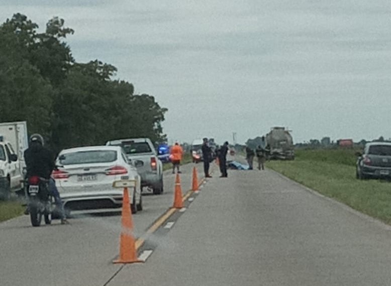 Motociclista murió en un accidente entre Morteros y Brinkmann