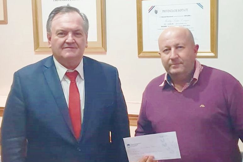 El Senador Michlig se reunió con el Pte. Comunal Gustavo Capella