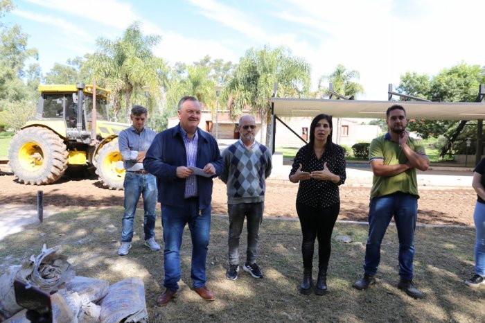 Michlig llevó adelante una jornada de trabajo en Hersilia