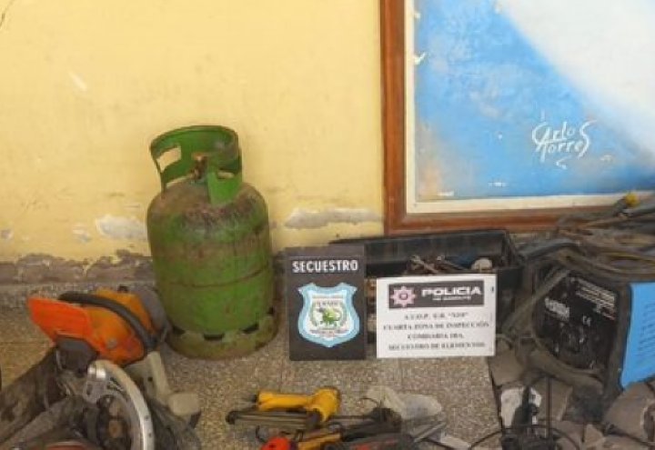 Esclarecieron robo de herramientas en San Cristóbal