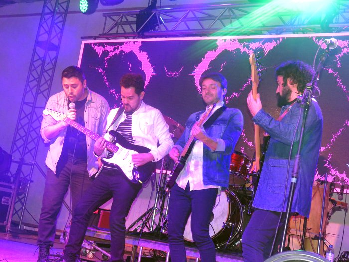 Ahyre brindó un gran recital en la Fiesta Provincial del Sorgo