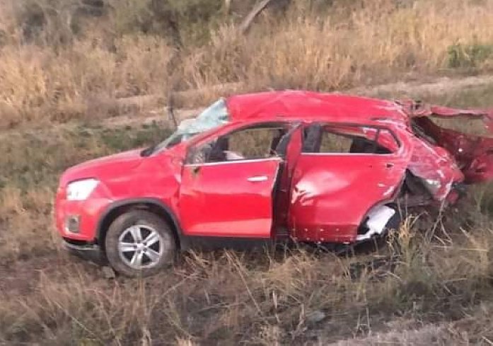 Un lesionado en un accidente en La Para