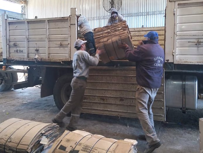 El municipio de San Guillermo realizó una nueva venta de reciclados