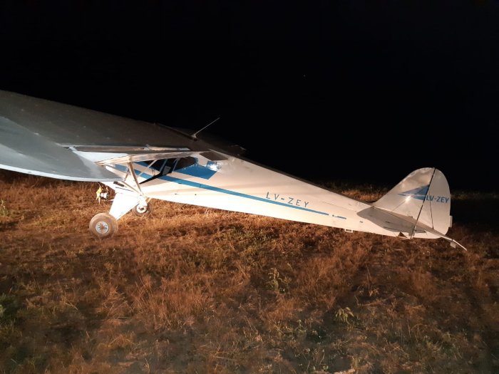 Apareció una avioneta en zona rural de Hersilia