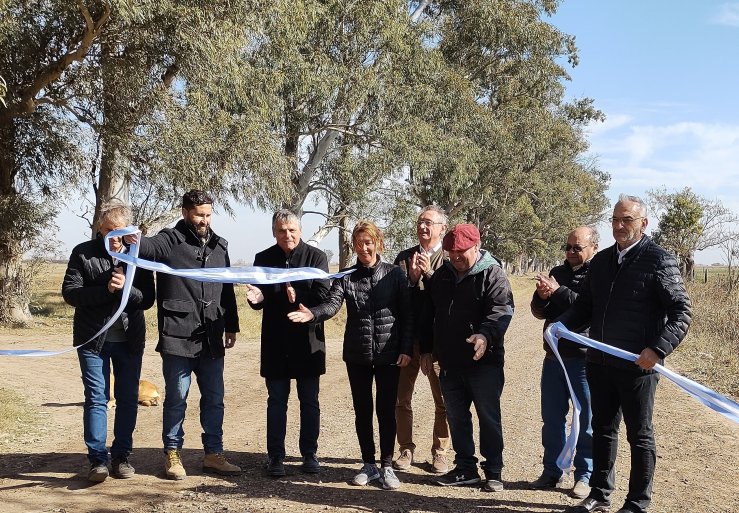 Caminos de la Ruralidad: Se inauguró una nueva traza en Colonia Aldao