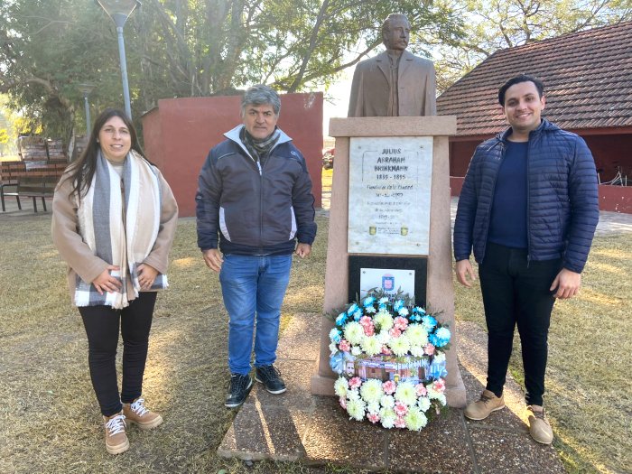 Recordaron los 127 años del fallecimiento de Julio Brinkmann