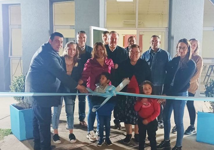Michlig y González inaguraron obras en Palacios