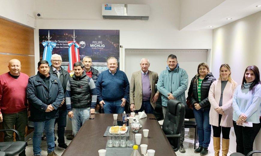 Michlig se reunió con Presidentes Comunales e Intendentes por agua y cloacas

