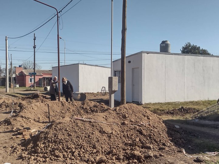 Boscarol supervisó el avance de varias obras públicas en Suardi