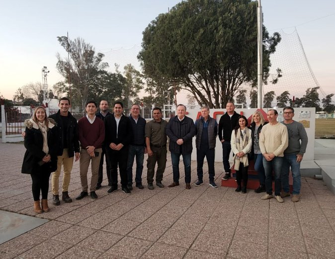 Michlig visitó Ceres y se reunió con instituciones