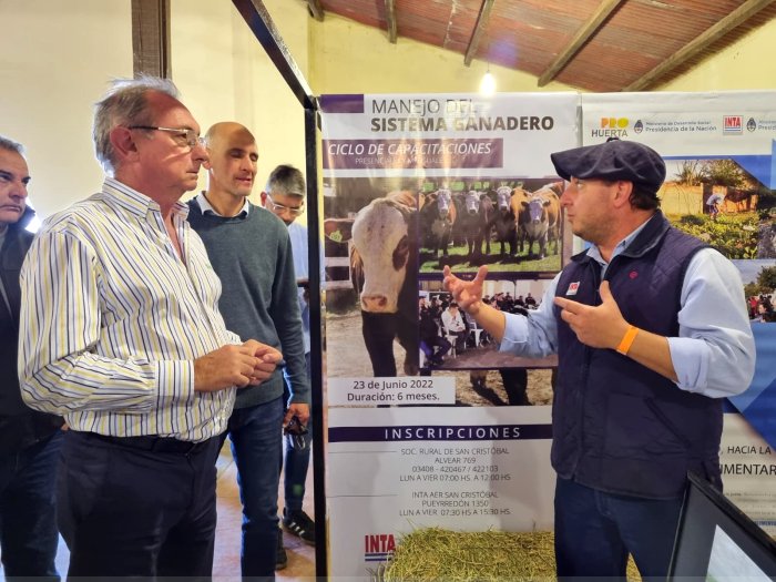 Costamagna valoró las inversiones ganaderas en el departamento San Cristóbal