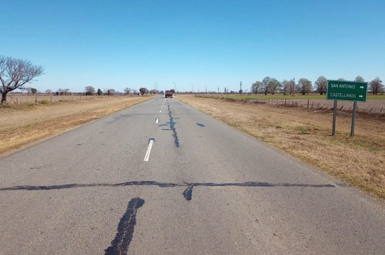 Siguen avanzando con las mejoras en la ruta 70