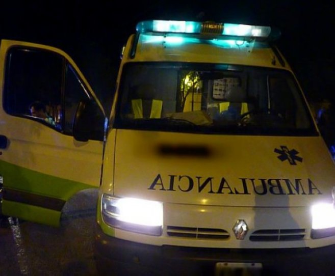 Motociclista en estado reservado al accidentarse en Brinkmann