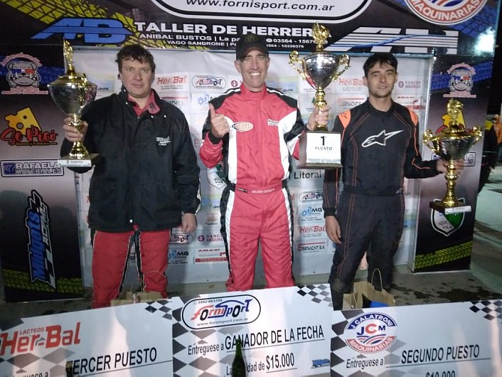 Molardo comenzó ganando en el Midgets del Litoral