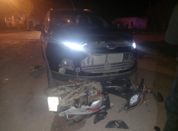San Cristóbal: Joven motociclista sufrió lesiones graves