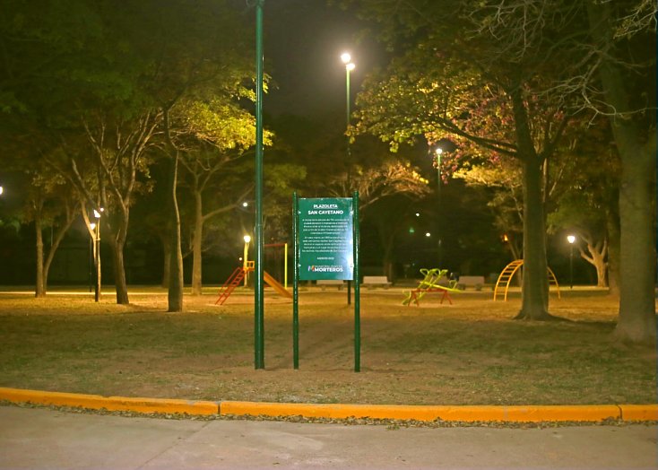 Morteros: Se inauguró la puesta en valor de la plazoleta San Cayetano