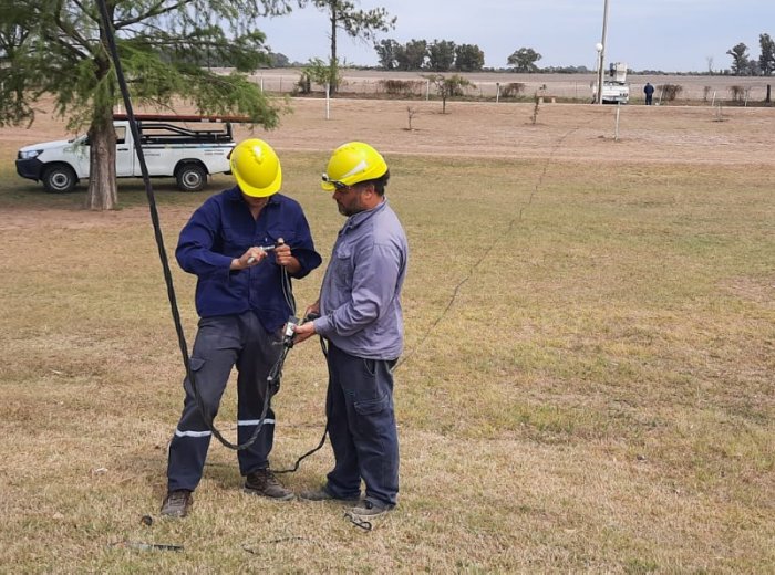 Robaron cables en el acceso sur de Brinkmann