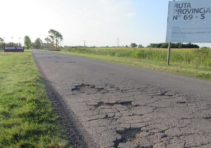 Michlig insiste con la repavimentación de la RP69s desde Moisés Ville a Virginia