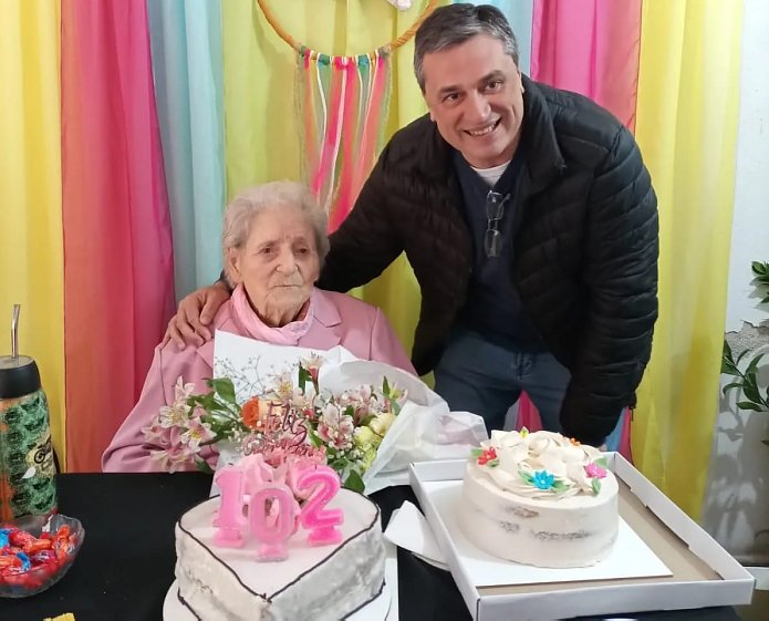 Abuela de Brinkmann cumplió 102 años