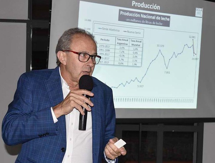 Giraudo afirmó que el precio de la leche al productor tiene un retraso de 20 meses