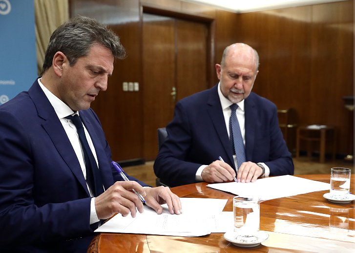 Perotti dijo que el pago de la deuda es el reconocimiento a la institucionalidad de la provincia