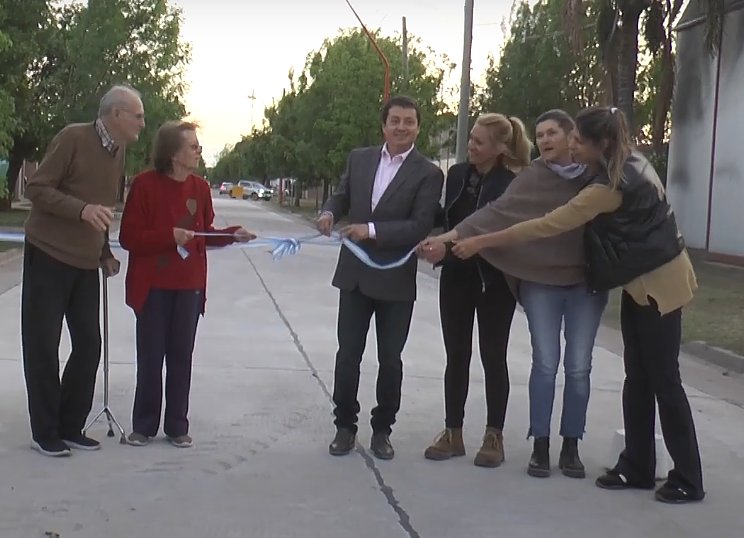 Porteña: El Intendente Baigorria inauguró varias obras públicas