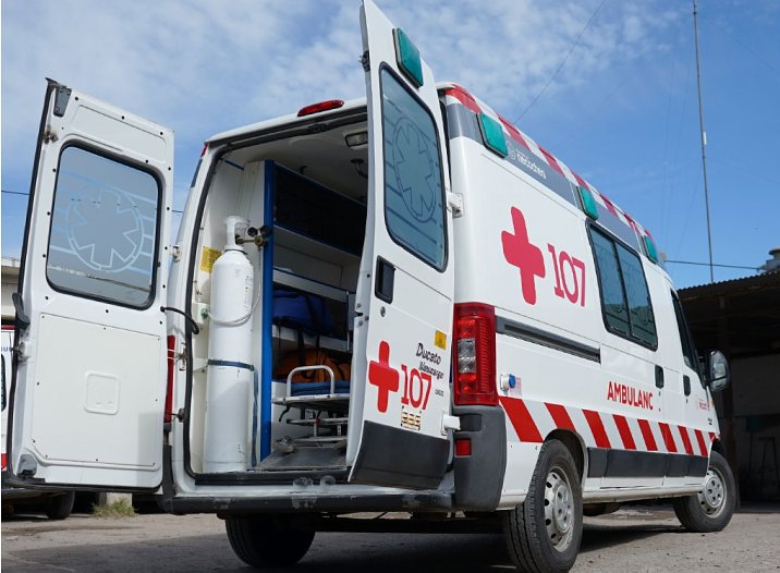 Dos lesionados en un accidente en zona rural de Freyre