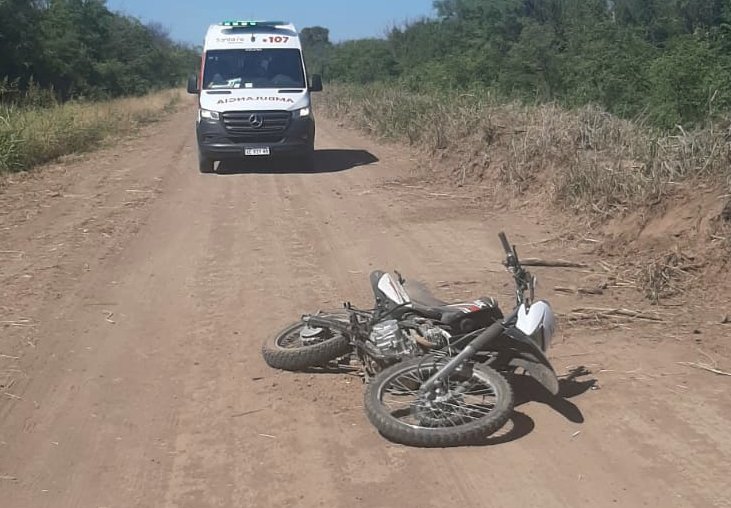 Muere un motociclista en zona rural de Hersilia