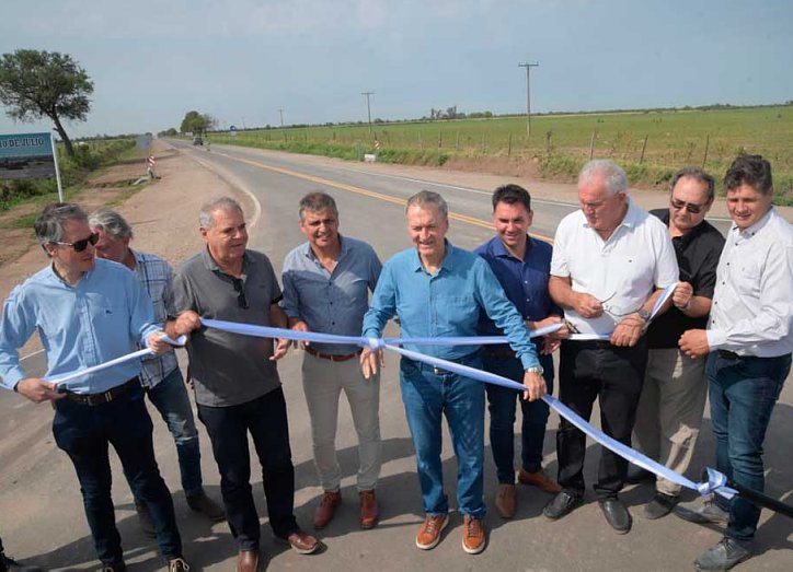 Schiaretti inauguró las rutas a Col. 10 de Julio y Col. San Pedro