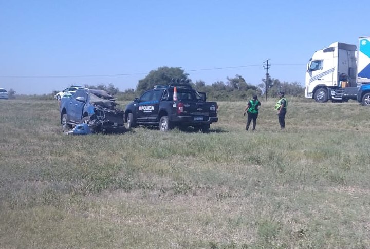 Hersilia: Un muerto en accidente en ruta 34