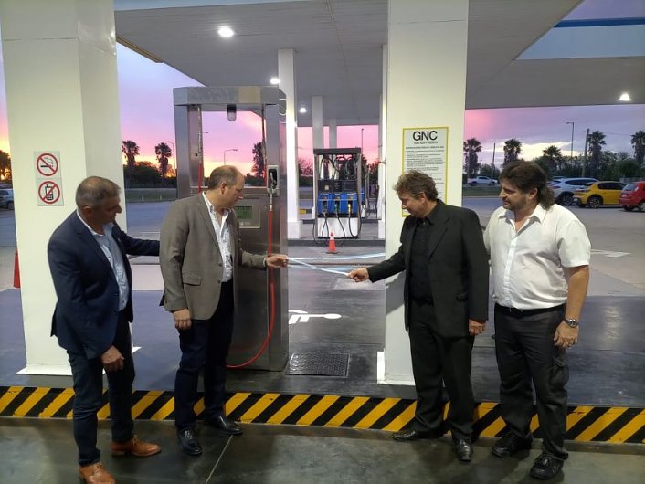 Inauguraron estación de GNC en Morteros