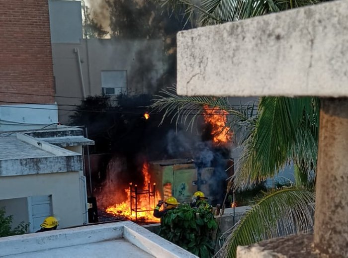 Cierre de año con un incendio en Mutual de CSS